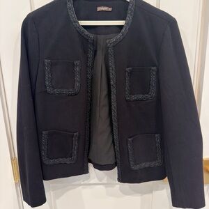 J McLaughlin Corduroy Black Jacket